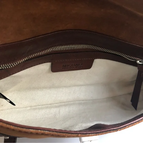 Michael Kors Vintage Brown Leather Purse - Picture 4 of 9